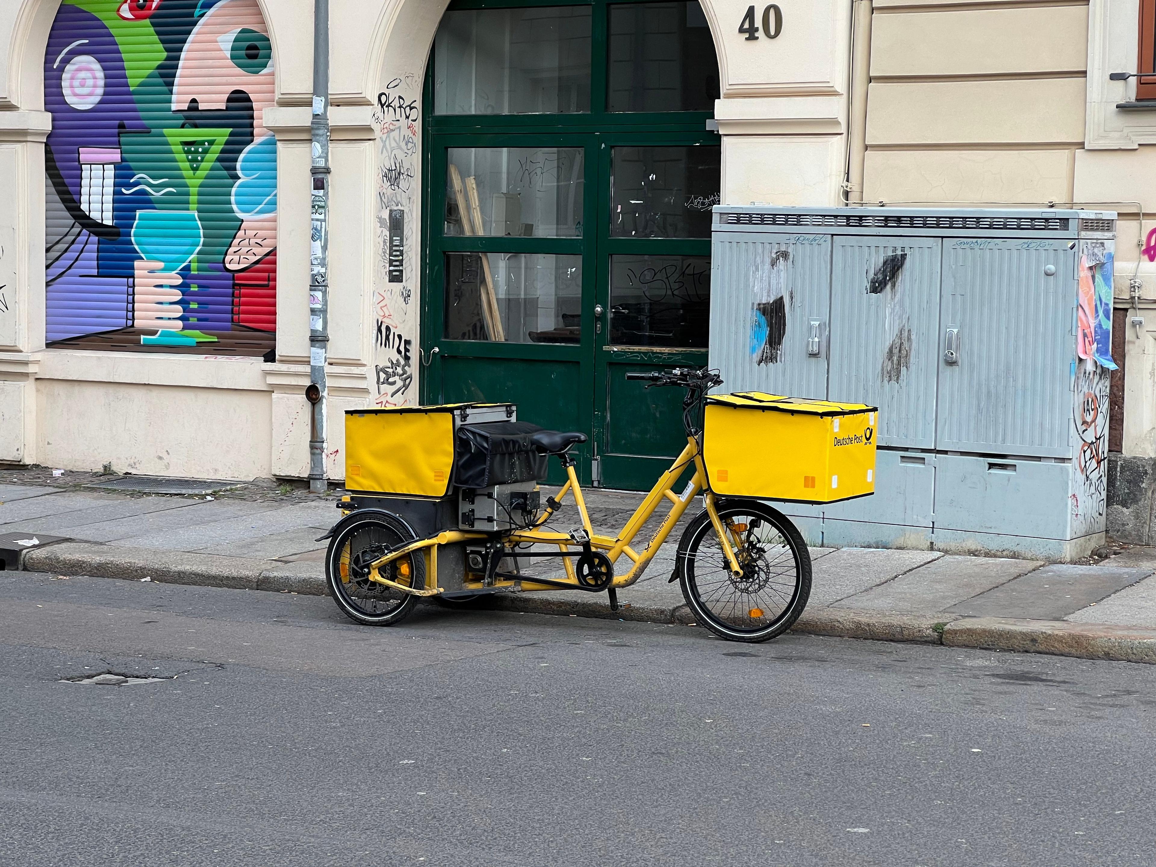 Was ist ein Postfahrrad oder Brieflastenrad?
